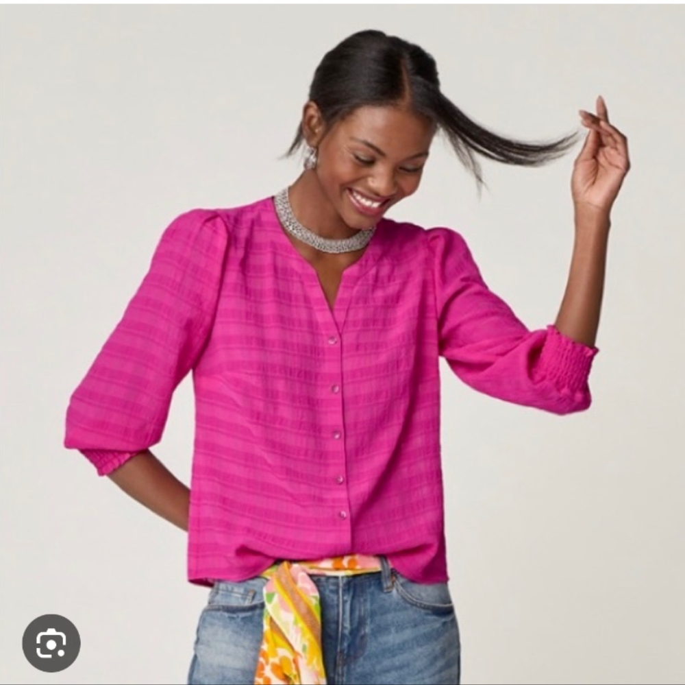 CAbi Pink Blouse